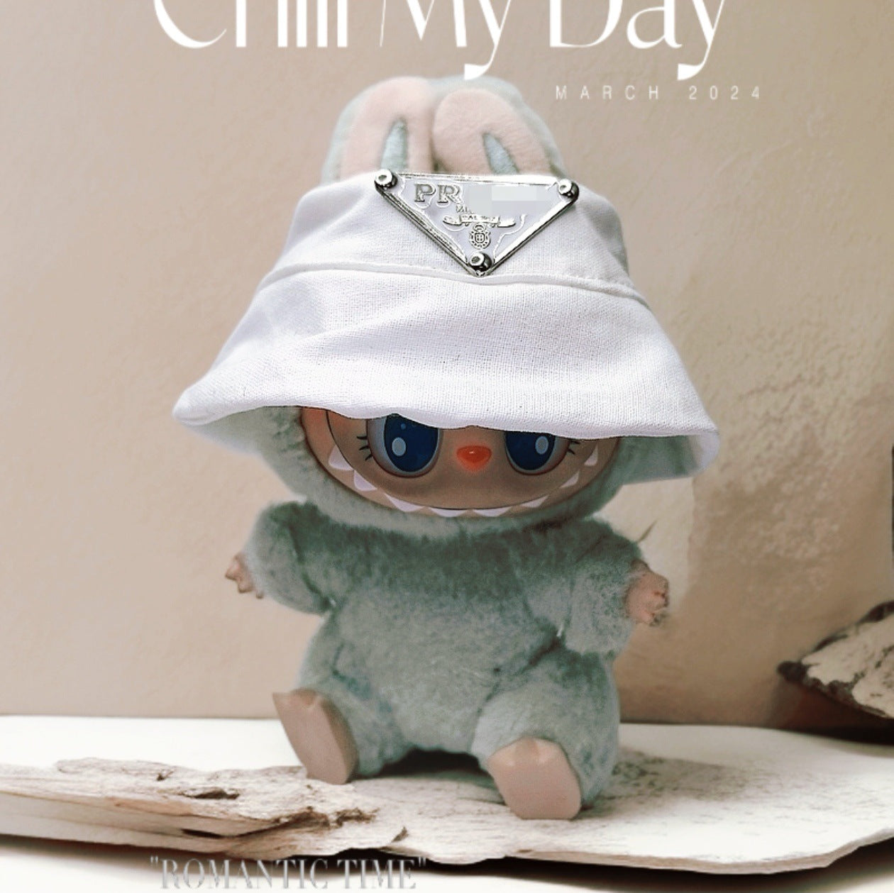 Labubu Doll Outfit Set - 17cm Cute Clothes with Hat & Accessories