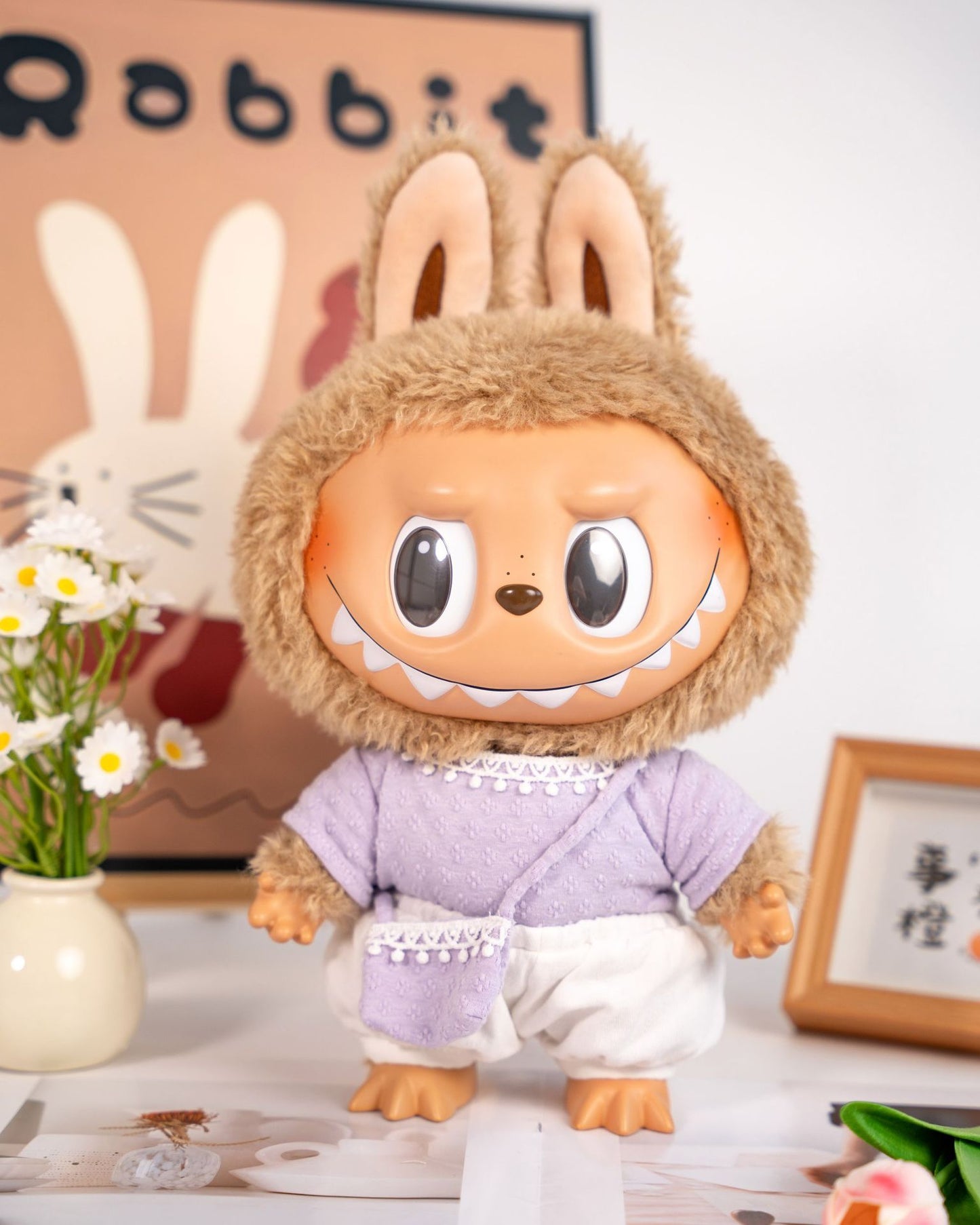 38cm Labubu Doll Clothes - Cute Outfits for Vinyl Dolls