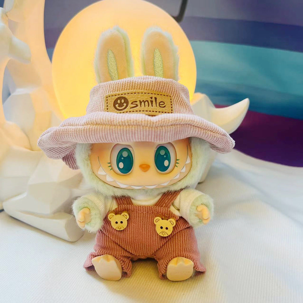 New Cameraman Labubu Pendant Baby Clothes Accessories suit Labubu Doll Keychain for Summer Baby Clothes