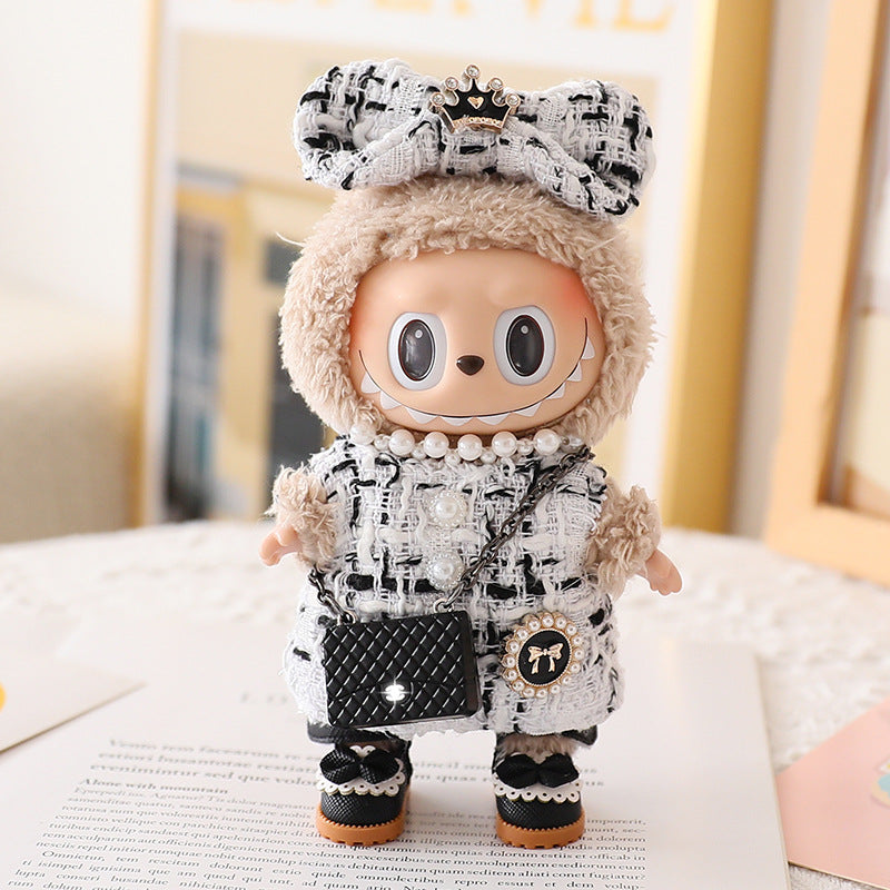 Clothes Only Rab Cloth Doll Vinyl Blind Box Pendant Sitting Party Small Chanel Style Cute Clothes One or Two Generation suit