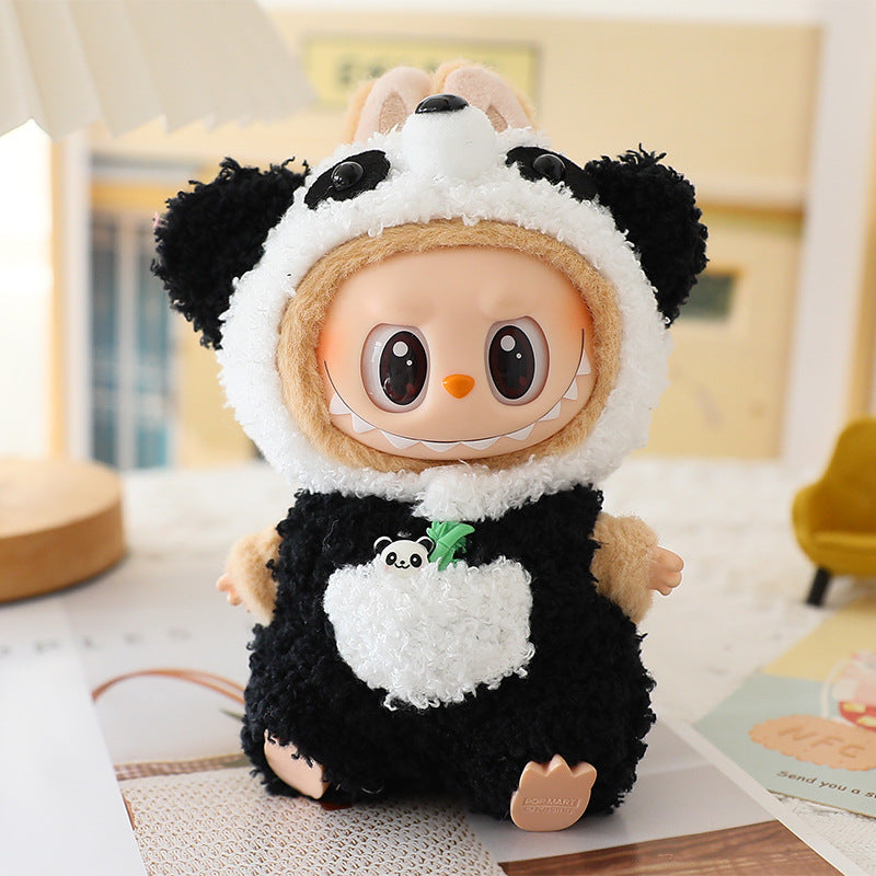 Labubu Costume Disguised as Animal Costume Labubu Pendant Sitting Party Doll Costume for Universal Costume