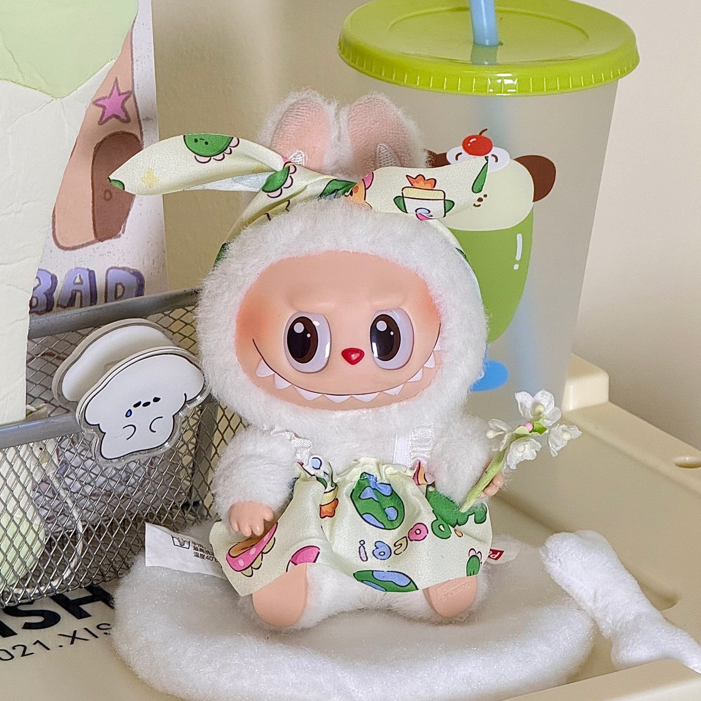 17cm Labubu doll clothes suit 17cm Labubu generation two generation doll pendant clothes wholesale