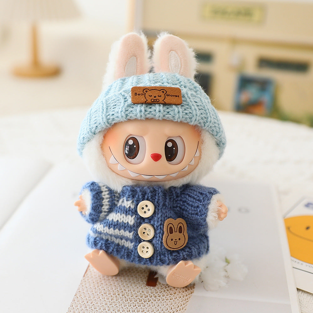 Labubu Baby Clothes Generation Two Generation Three Generation Labubu Clothes Wear Sweater Shoes Vinyl Pendant Replacement Glasses