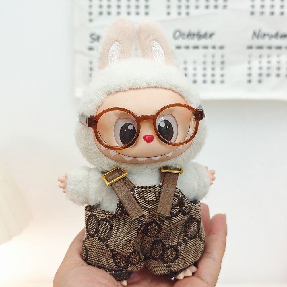 Labubu Doll Outfit Set - Trendy Clothes & Accessories for 17cm Vinyl Pendant