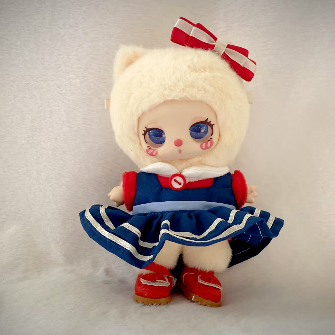 Labubu Doll Clothes - 17cm Vest & Skirt Sets for Milan British Style