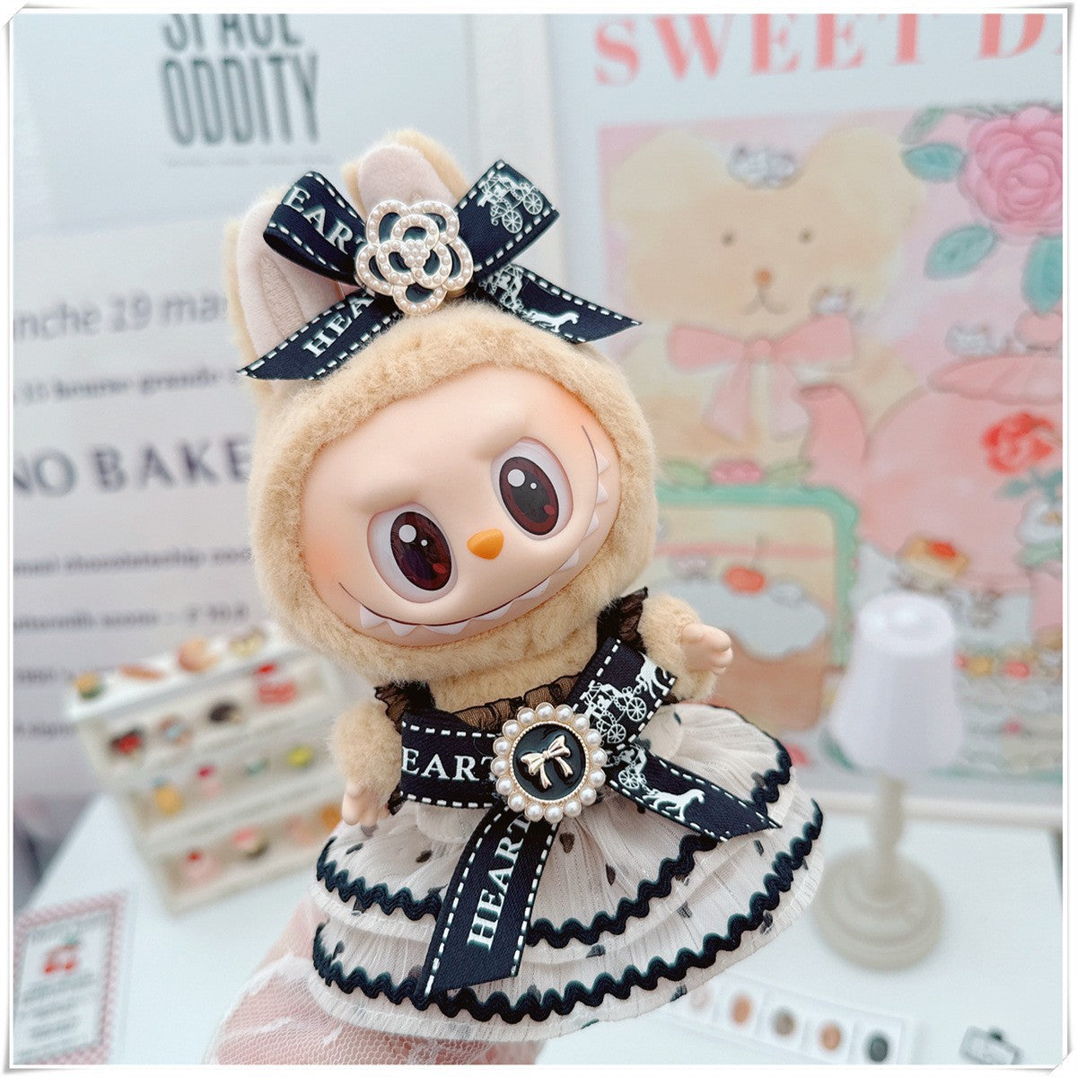 Labubu Doll Clothes Set - Colorful Outfits for 1st & 2nd Gen Labubu (Doll Not Included)