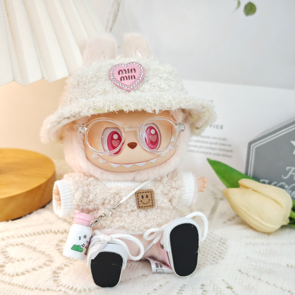 Labubu Doll Outfit Set - Cute Baby Clothes & Accessories for Vinyl Dolls