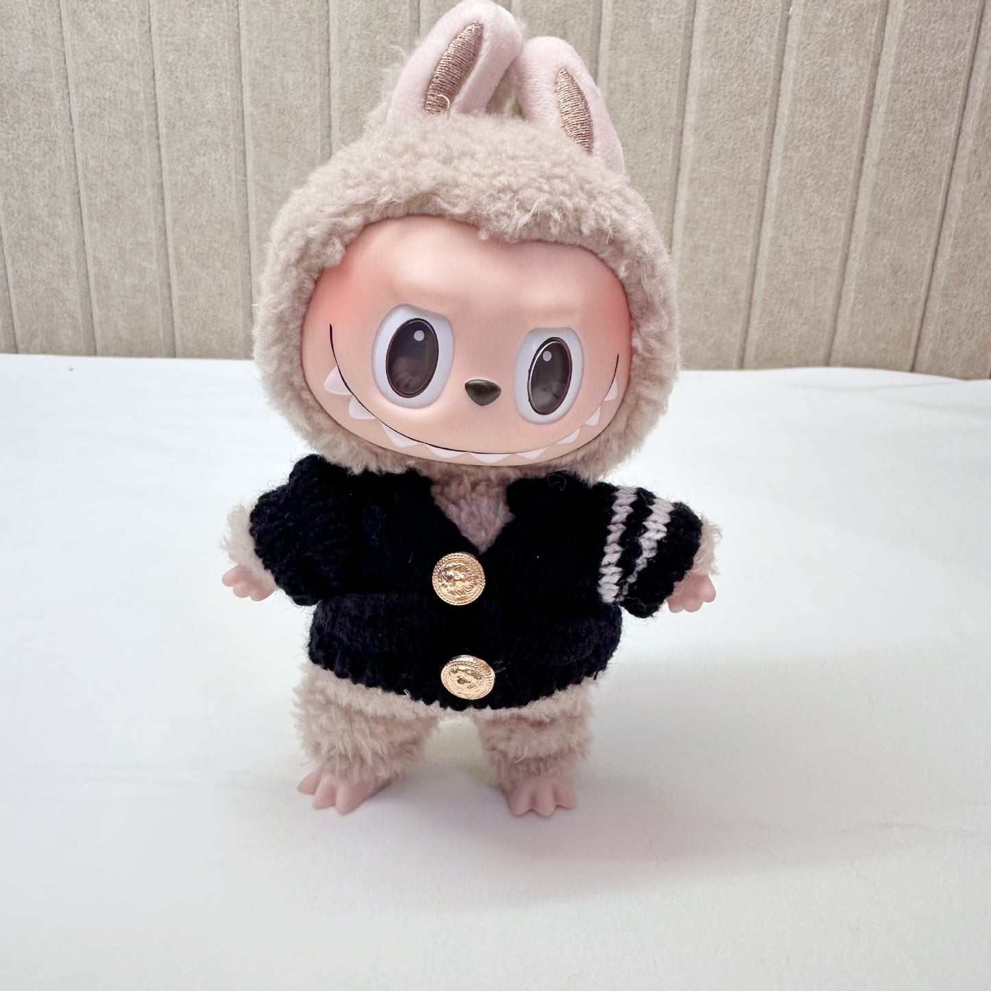 15cm blind box cloth cloth clothes pendant labubu Christmas suit handmade elk pig suit hoodie
