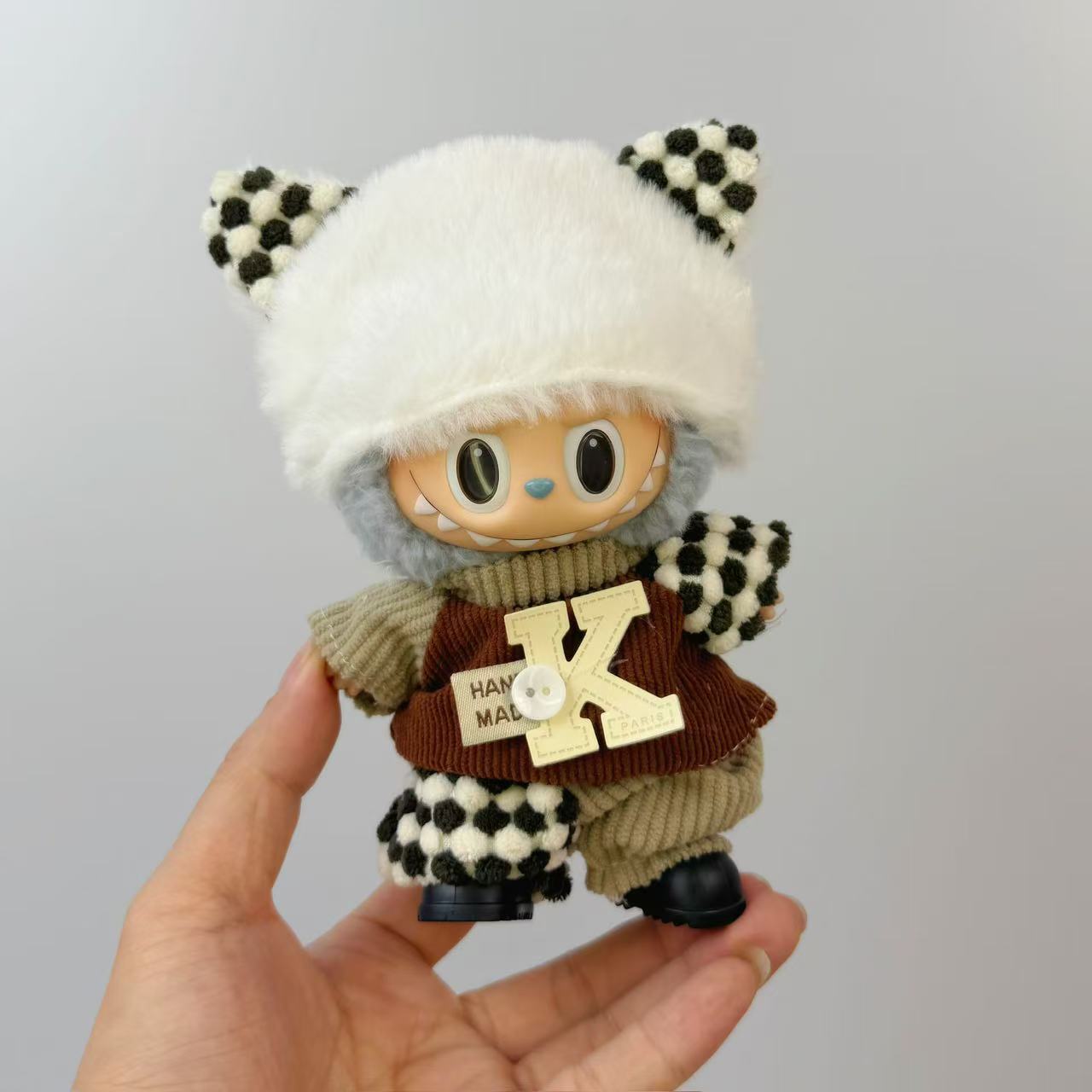 17cm Labubu Doll Clothes Set for 1st-3rd Gen Vinyl Dolls