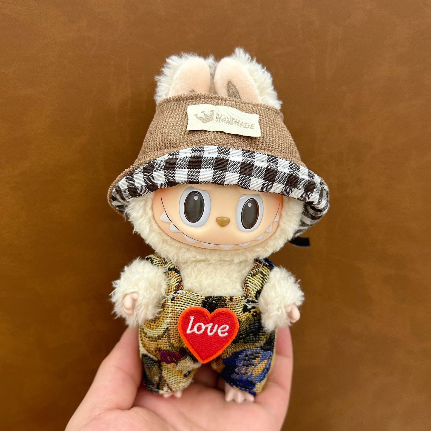 labubu doll clothes 17cm pull cloth clothes blind box doll skirt suit cute dress toy cross-border wholesale