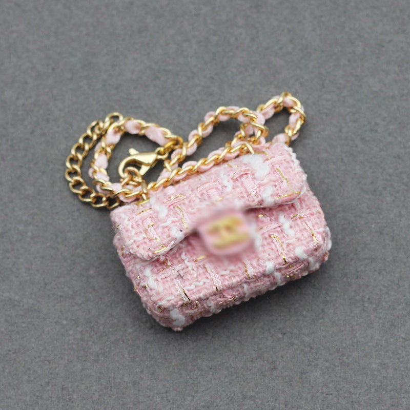 Labubu Mini Chanel Bag Pendant for Dolls - Stylish Accessory