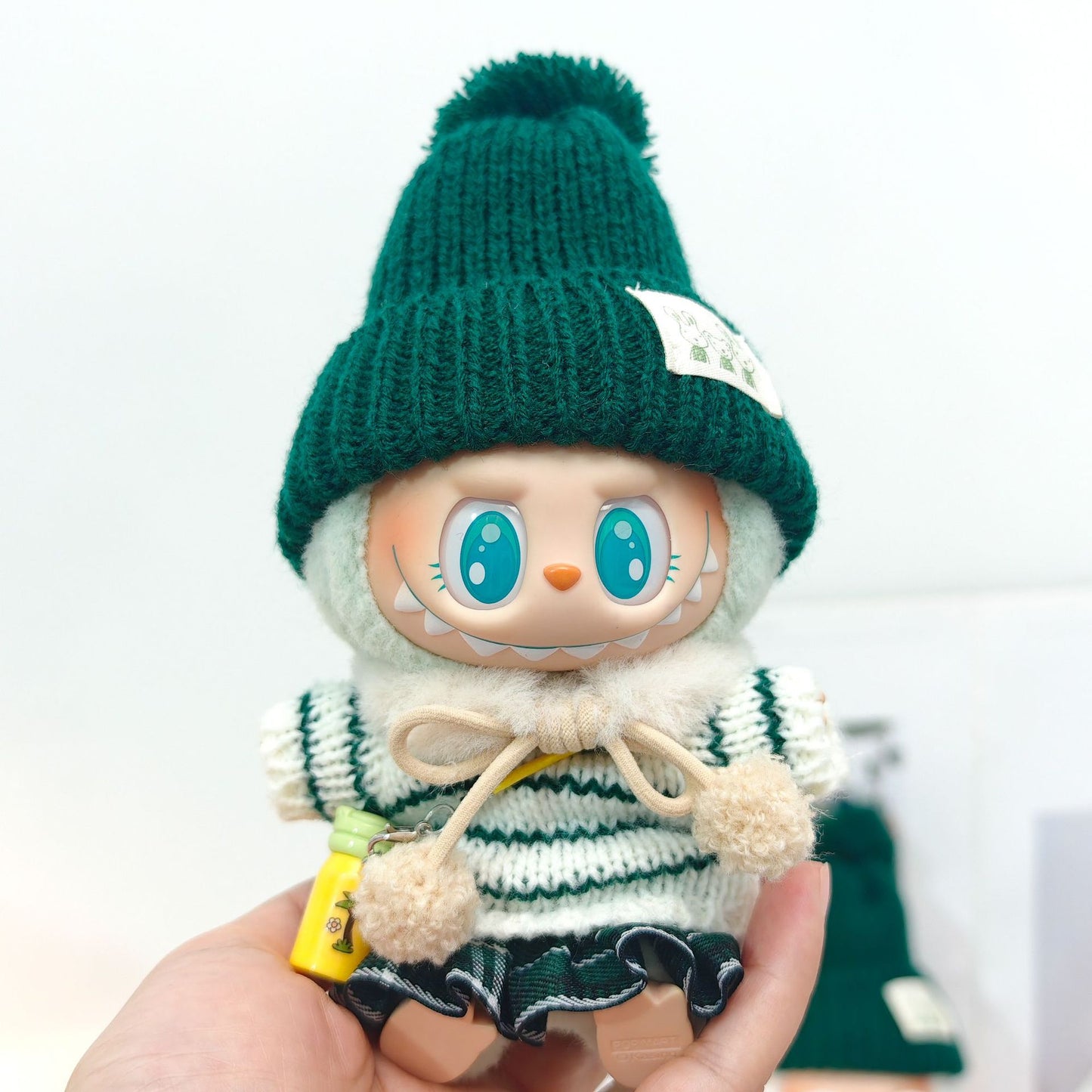 Labubu Doll Clothes & Accessories for 15-17cm Vinyl Dolls - Outfits, Hats, Shoes