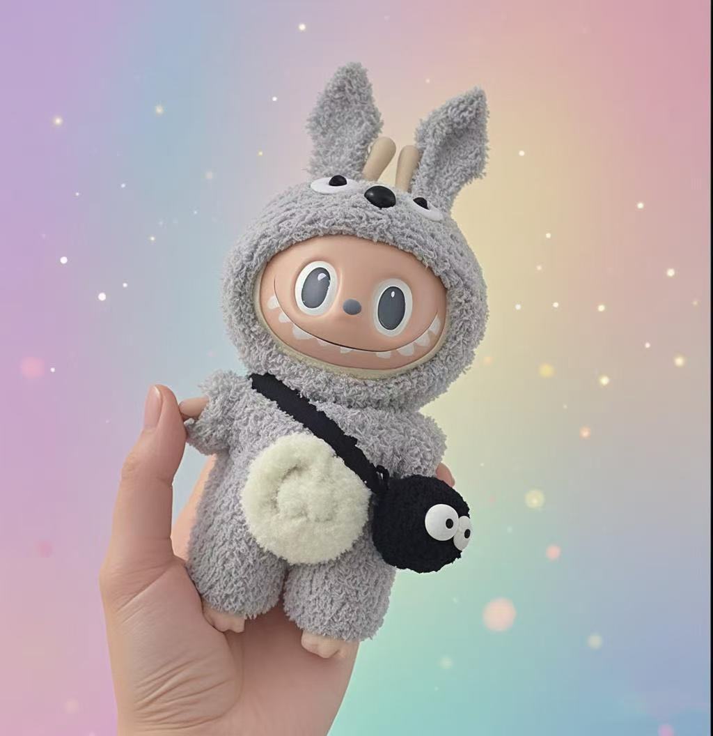 Labubu Doll Clothes 17cm Hand-Crocheted Outfits for 1st & 3rd Gen