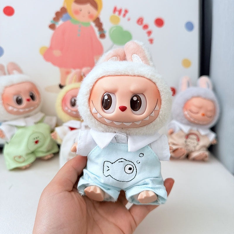 Labubu Doll Outfit Set - 15-17cm Cute Clothes & Accessories