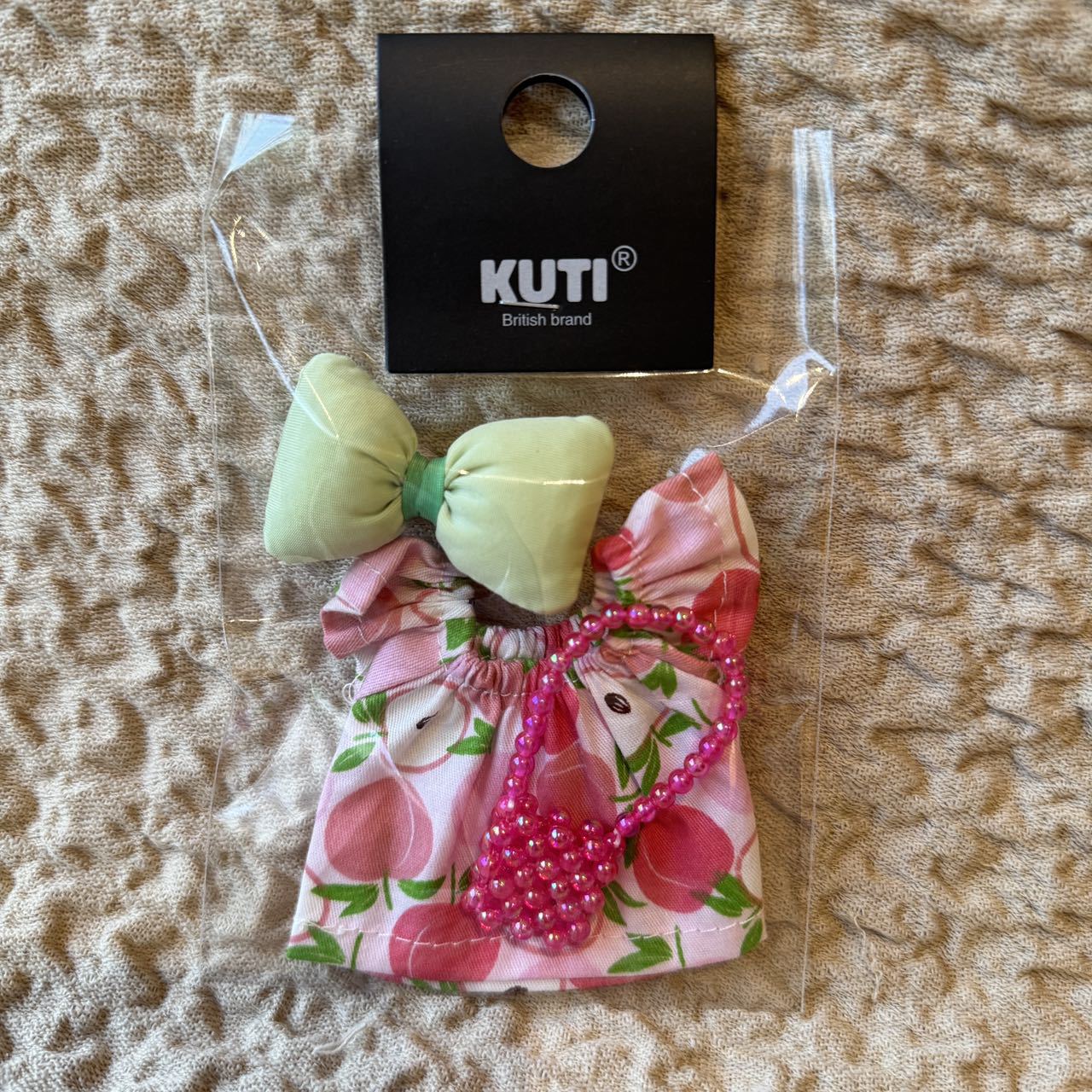 Labubu Doll Outfit Set with Pearl Bag - Polka Dot & Floral Styles