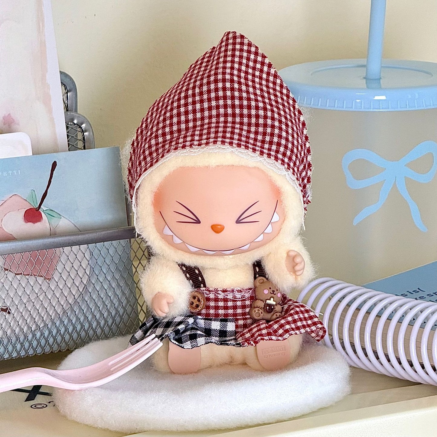 17cm Labubu doll clothes suit 17cm Labubu generation two generation doll pendant clothes wholesale