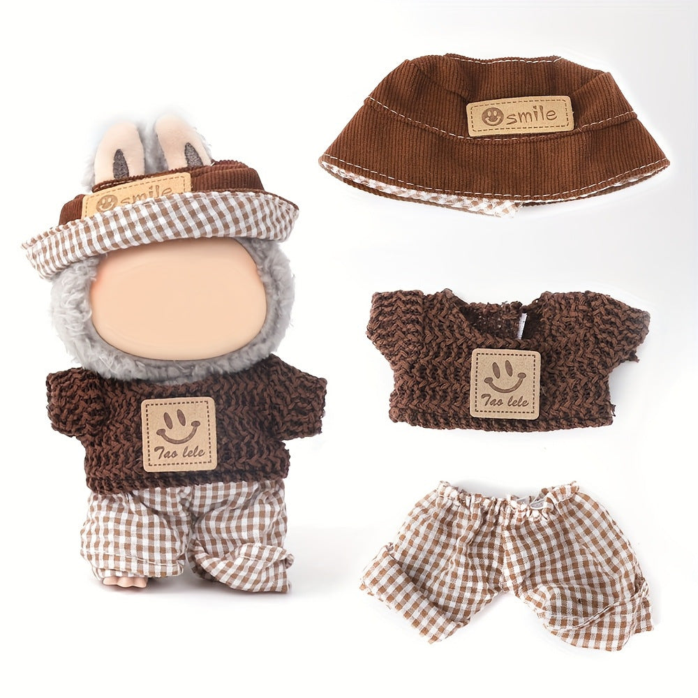 Labubu Doll Clothes Outfit for 17cm Vinyl Doll - LBB Series