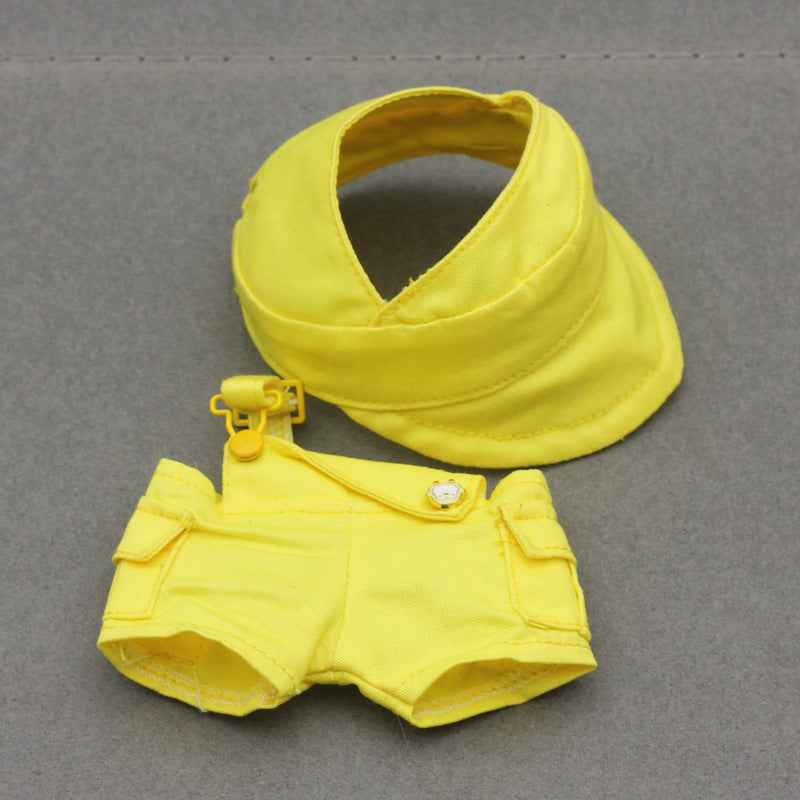 Labubu Doll Outfit - 17CM Baseball Cap & Pants Set in Multiple Colors