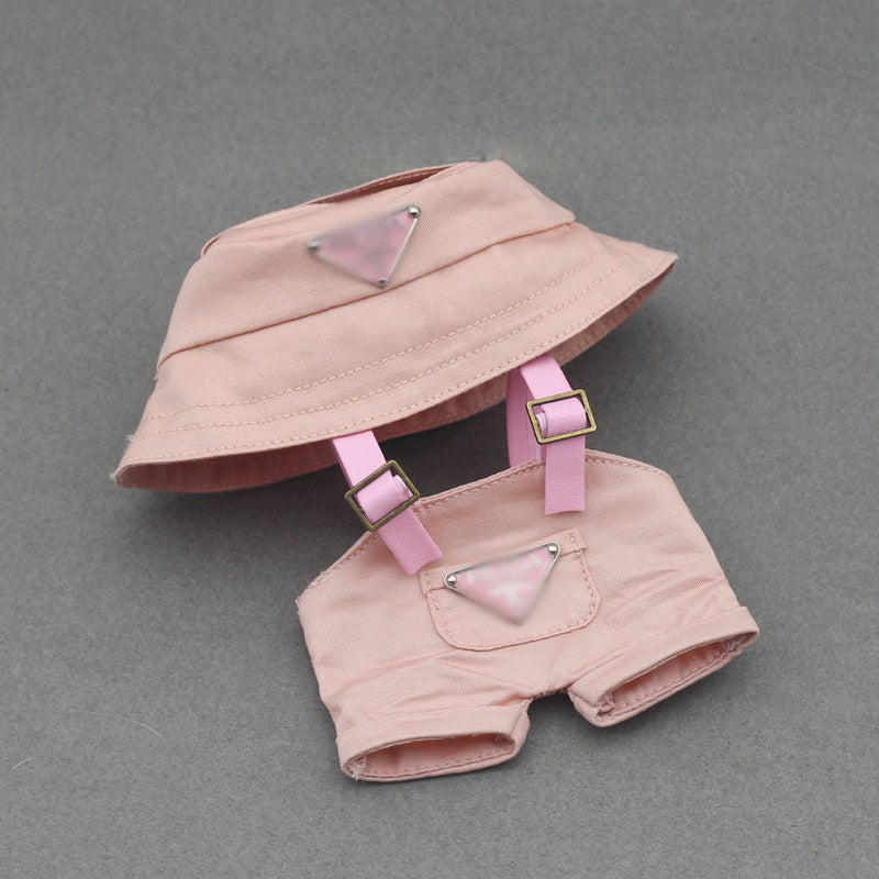 Labubu Doll Hooded Sweater & Hat Outfit for 17cm Vinyl Doll