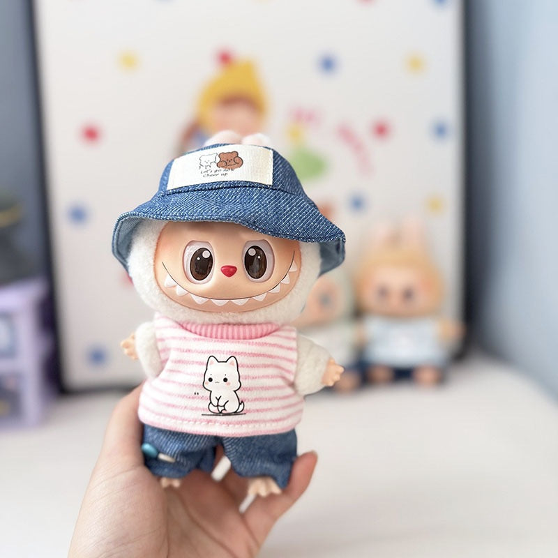 Labubu Doll Outfit Set - 15-17cm Cute Clothes & Accessories