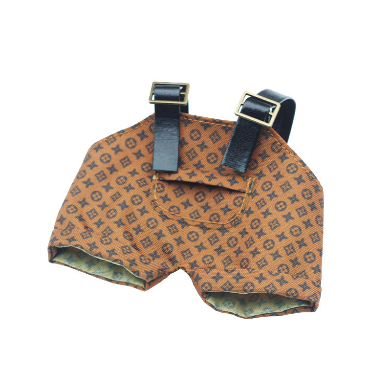 Labubu Doll Printed Suspender Pants for 17cm Labubu - Multiple Colors