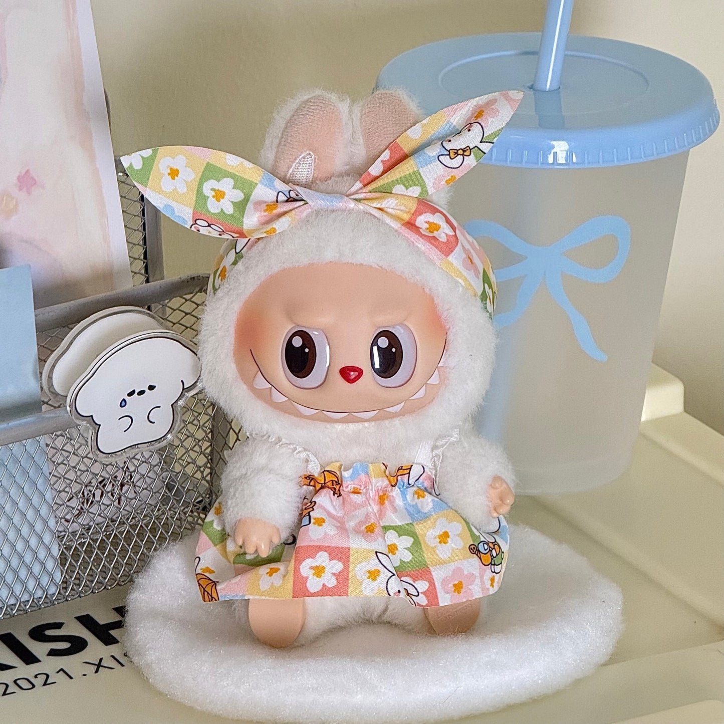 17cm Labubu doll clothes suit 17cm Labubu generation two generation doll pendant clothes wholesale