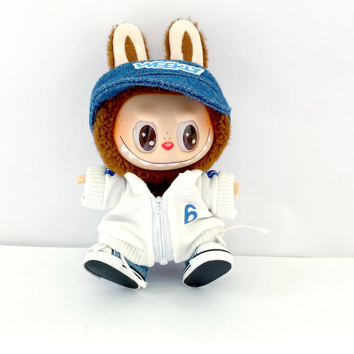 Labubu Doll Sportswear Outfit Set for 17cm Pendant Dolls - 2-Piece & 4-Piece Options
