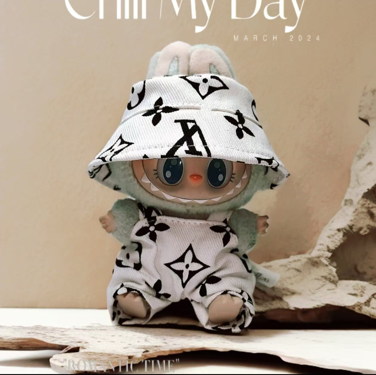Labubu Doll Outfit - Summer Casual Suit for 17cm Vinyl Doll