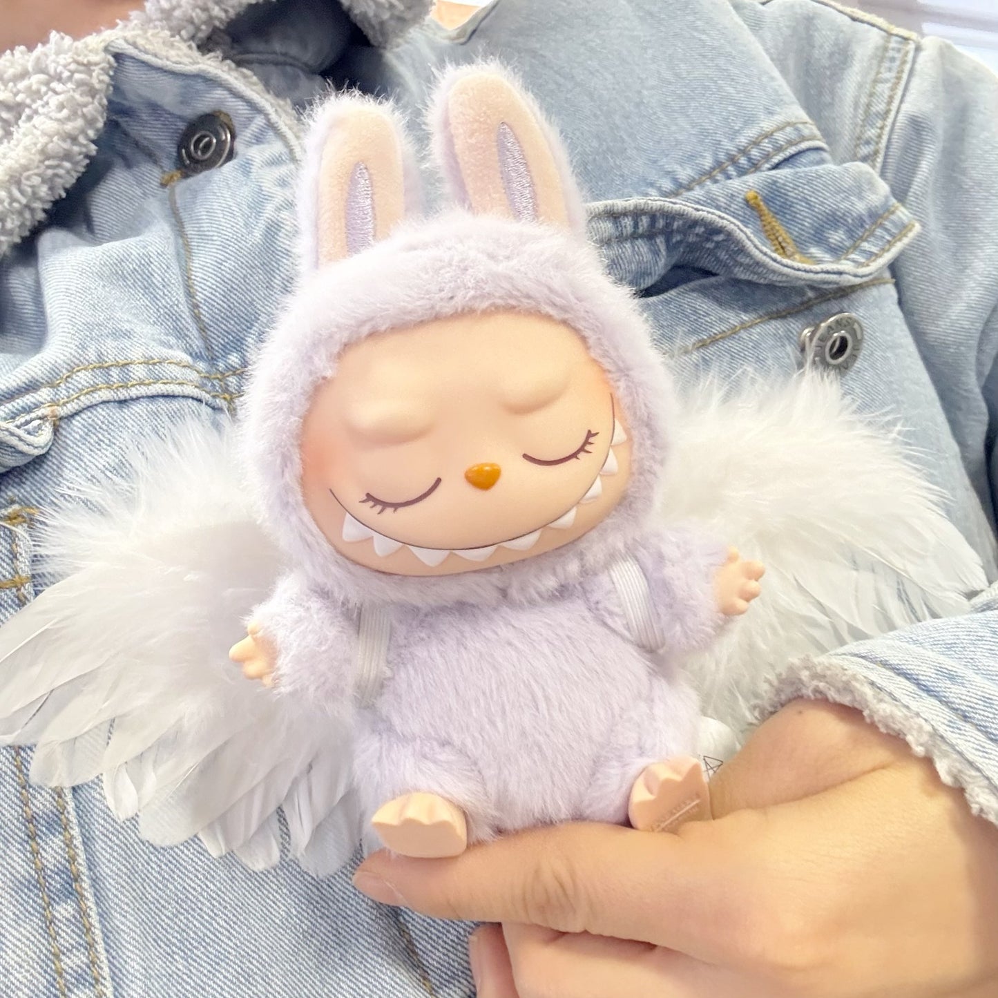 Macaro macaron Labubu doll clothes pendant LABUBU for angel wings for feather replacement