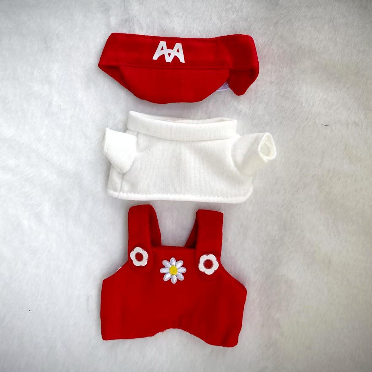Labubu Doll Clothes Set - 3-Piece Outfit & Canvas Shoes for 16cm Vinyl Doll