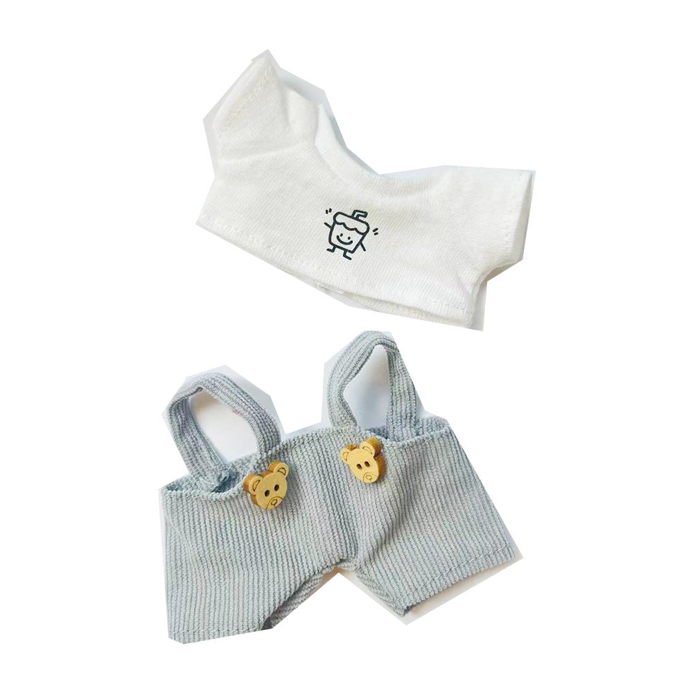New Cameraman Labubu Pendant Baby Clothes Accessories suit Labubu Doll Keychain for Summer Baby Clothes