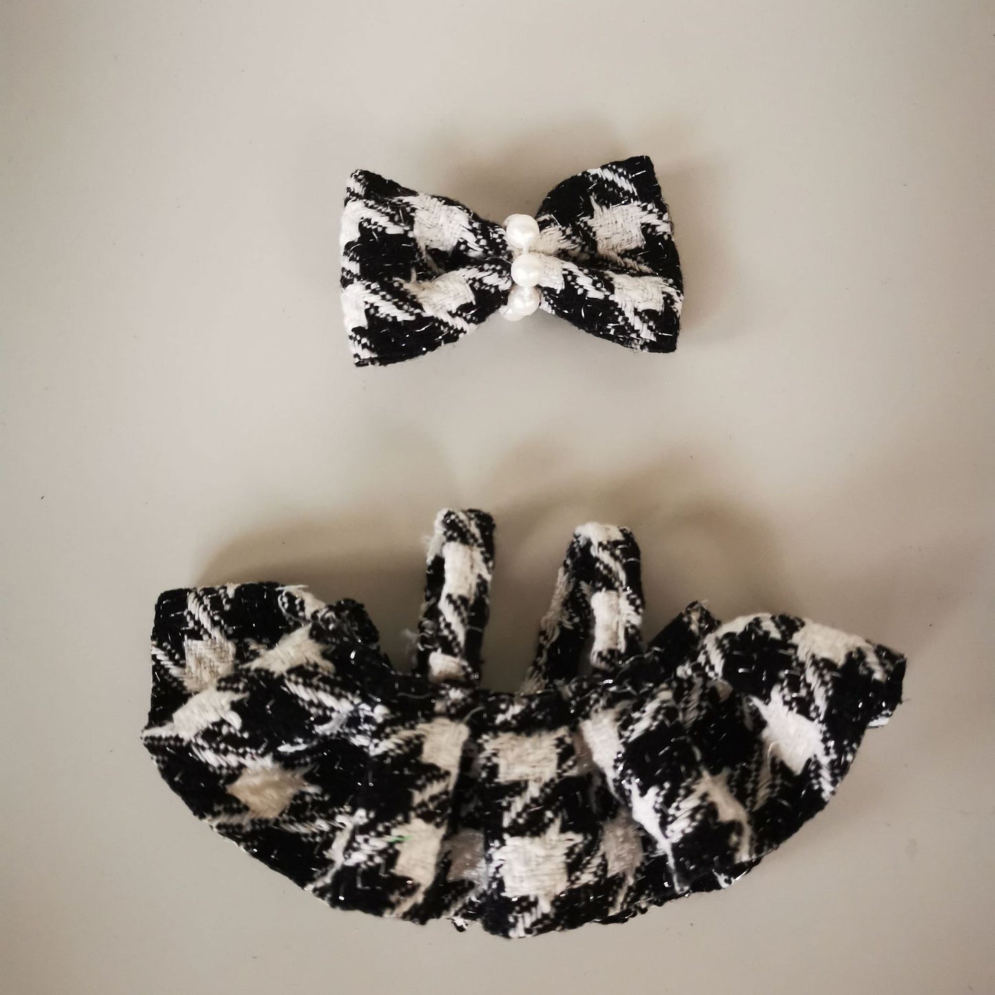 Labubu Blind Box Rags Clothes Chanel Strap Skirt T-shirt Printed T-suit Free Wear Clothes