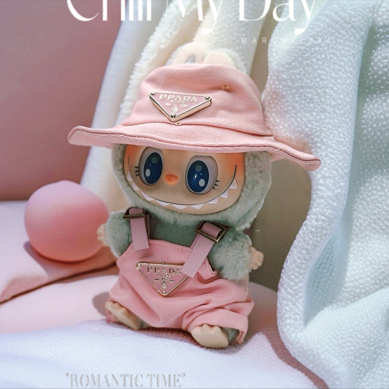 Labubu Doll Outfit Set - 2-Piece Clothes with Shoes & Camera