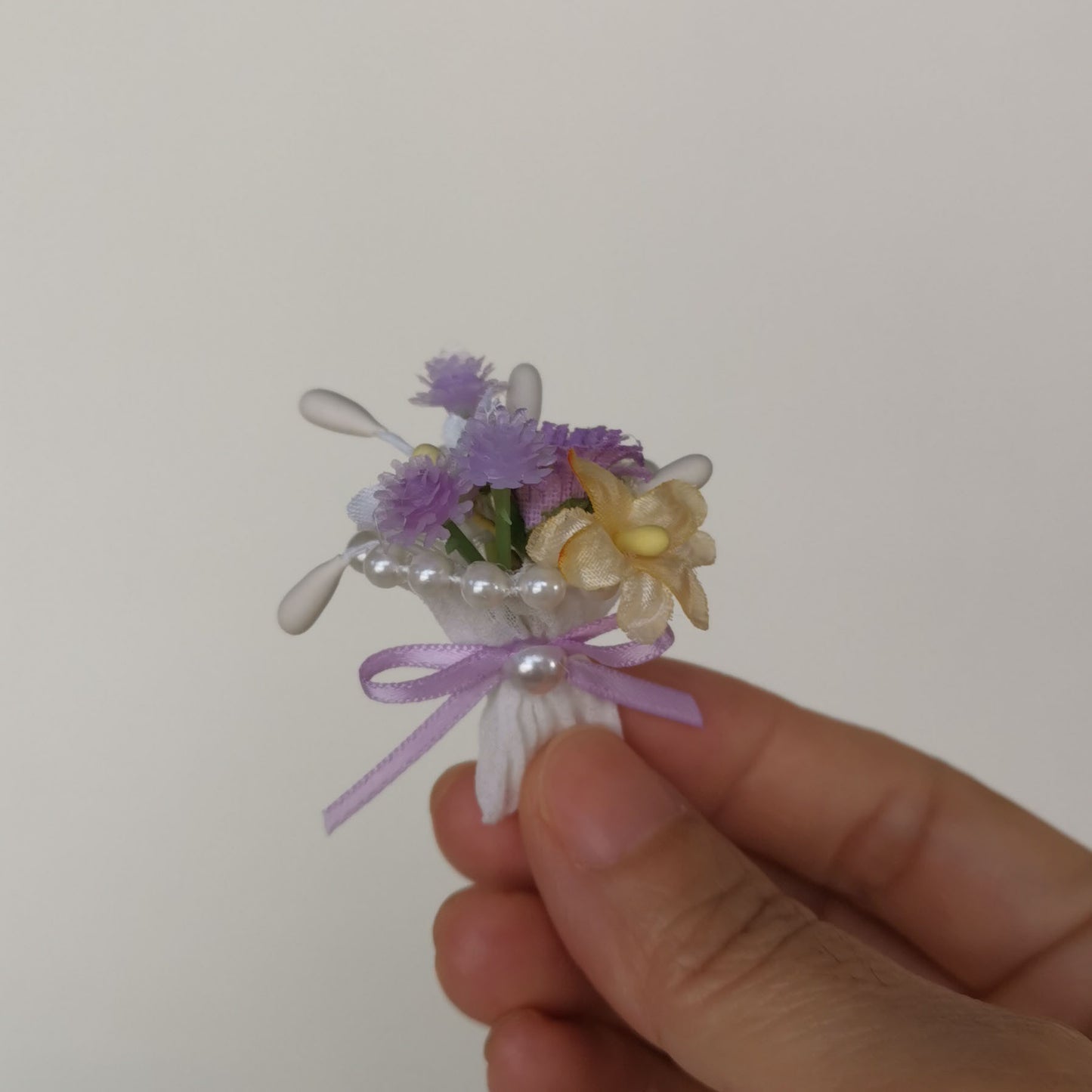 Labubu Doll Flower Fairy Skirt & Hairpin Outfit for 17cm Doll