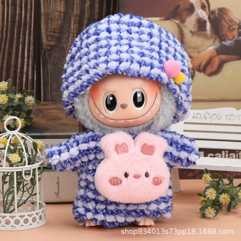 Labubu Doll Clothes - 17cm Skirt Suit for Vinyl Dolls (Multiple Colors)