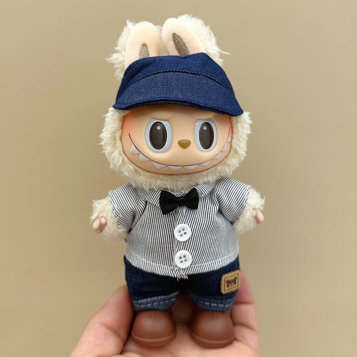 labubu doll clothes 17cm pull cloth clothes blind box doll skirt suit cute dress toy cross-border wholesale