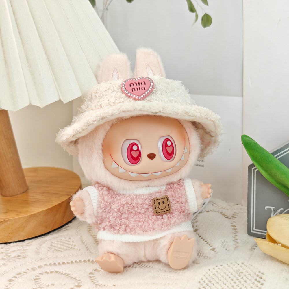 Labubu Doll Outfit Set - Cute Baby Clothes & Accessories for Vinyl Dolls