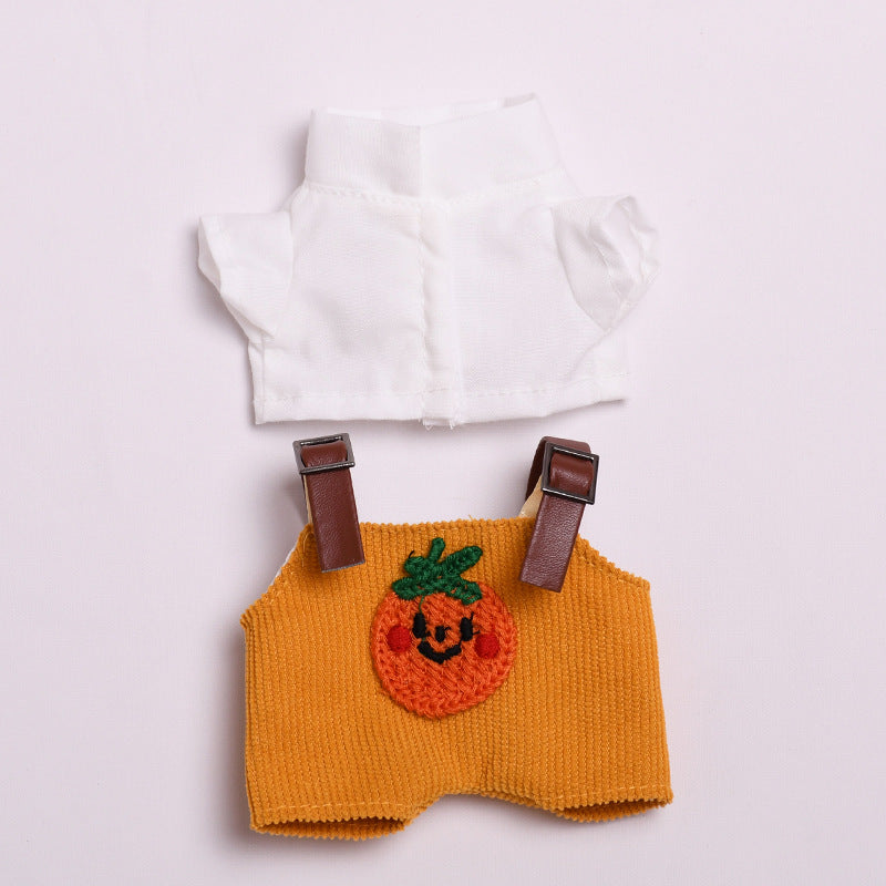 Labubu Doll Cute Overalls Two-Piece Set with Optional Shoes & Hat
