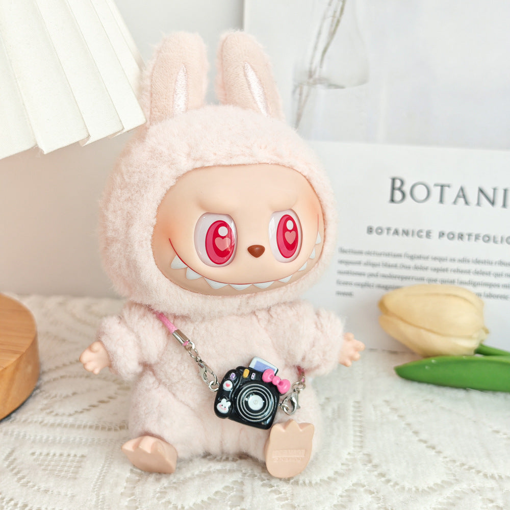 Labubu Doll Outfit Set - 15-17cm Jumpsuit, Hat & Accessories