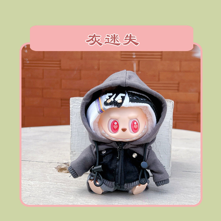 Labubu 15cm Sitting Doll Clothes - Macaron 2nd Gen Outfits