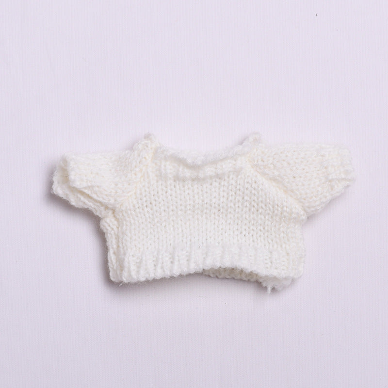 Labubu Doll White Sweater Outfit with Hat & Pants - Baby Clothes Style