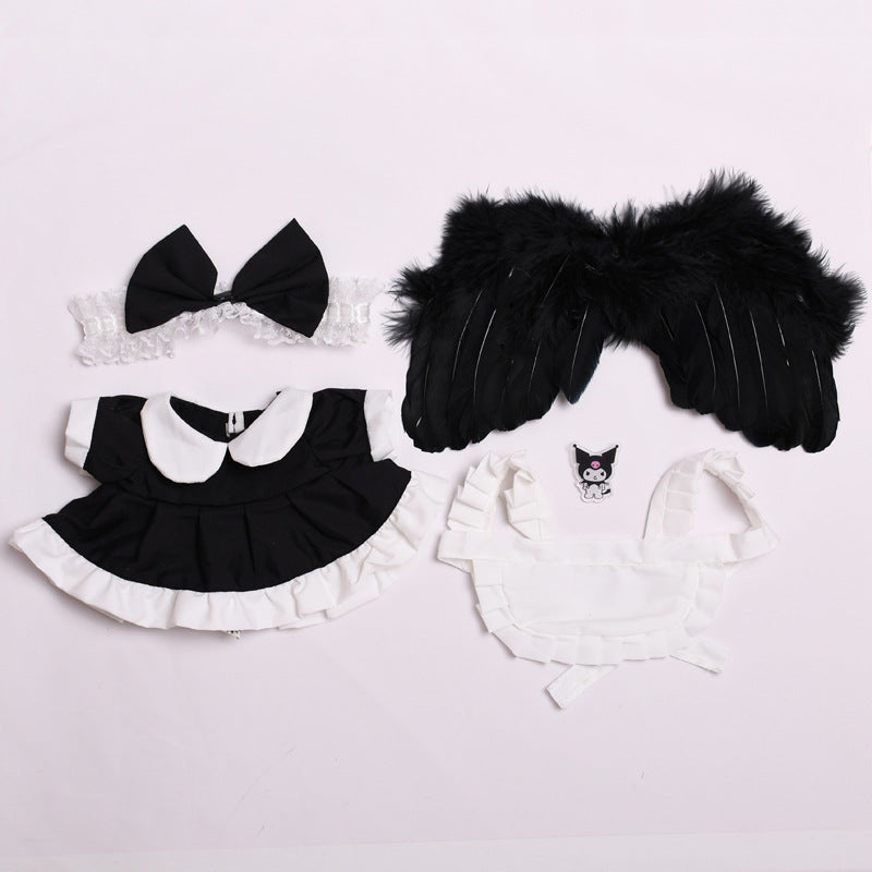 Labubu Devil Angel Dress Outfit for 38cm Vinyl Doll