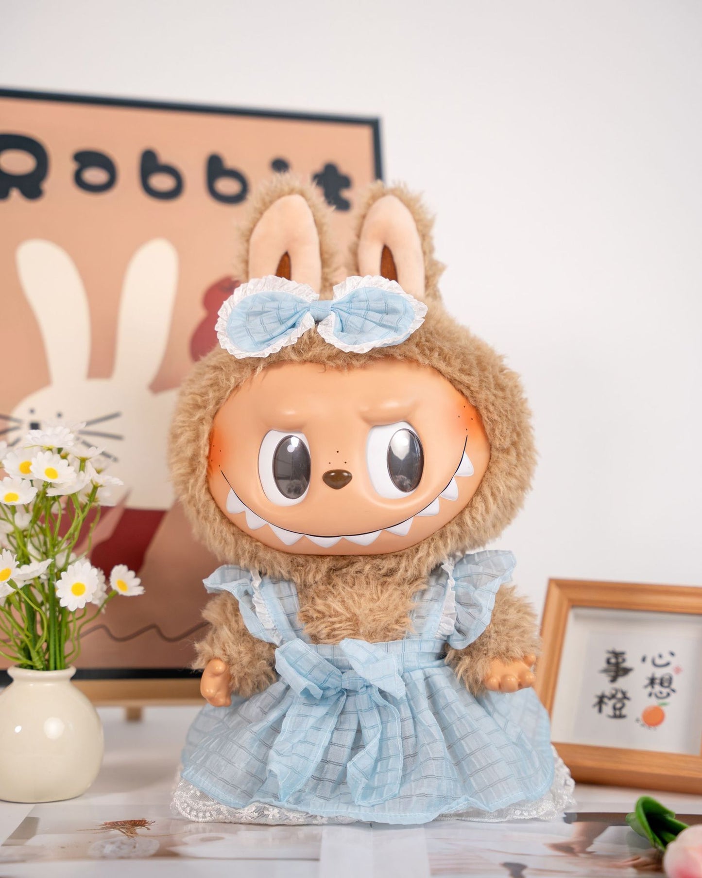 38cm Labubu Doll Clothes - Cute Outfits for Vinyl Dolls