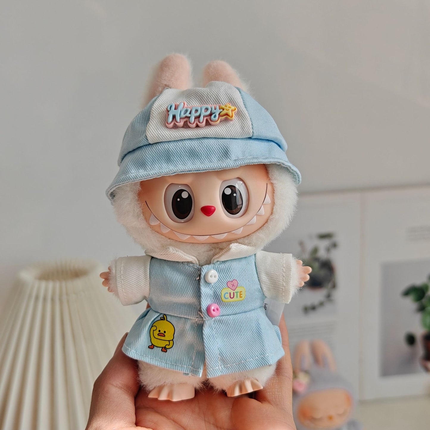 Labubu Doll Outfit Sets for 1st, 2nd & 3rd Gen - Skirts, Overalls & More