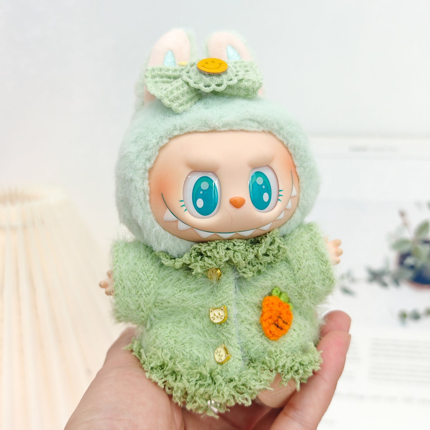 Labubu Doll Outfit Set - Velvet Skirts, Suits & Accessories for 2nd & 3rd Gen Pendant Dolls