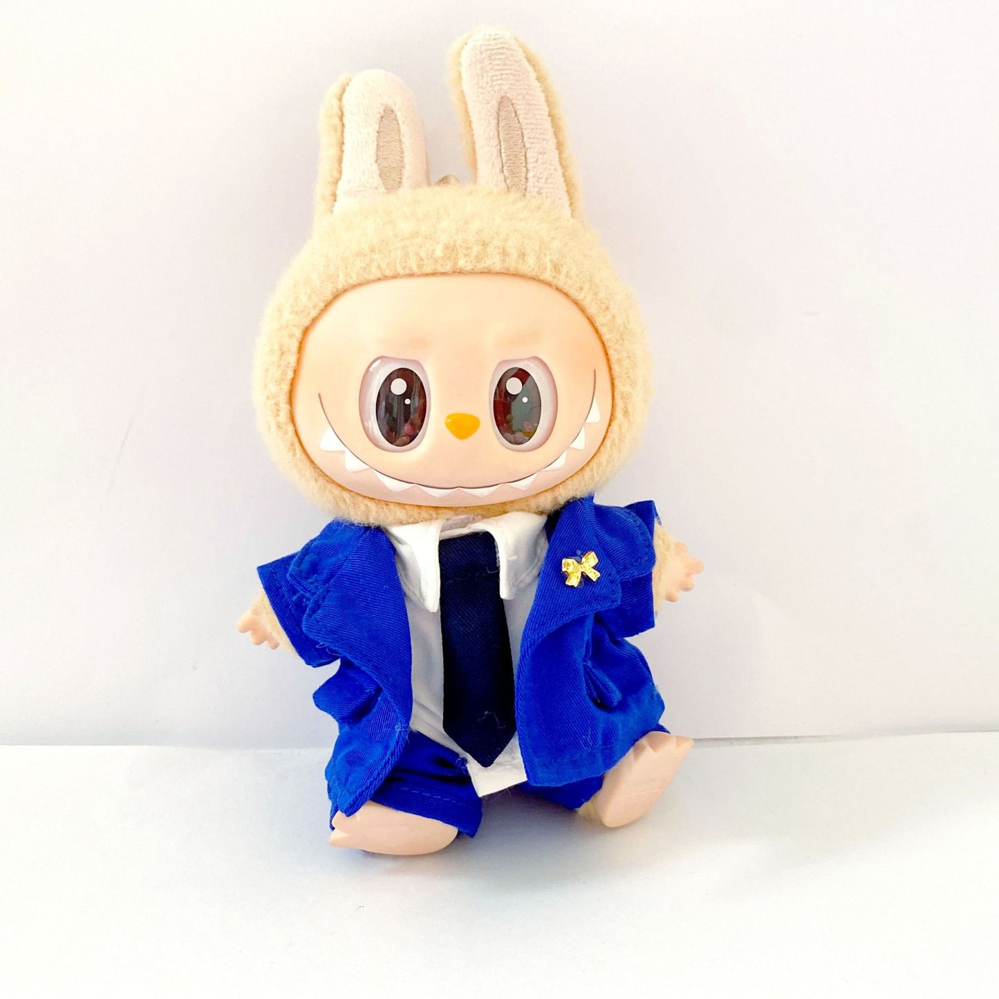 Labubu Doll Couple Outfit Set - Office Workwear Style for 17cm Labubu