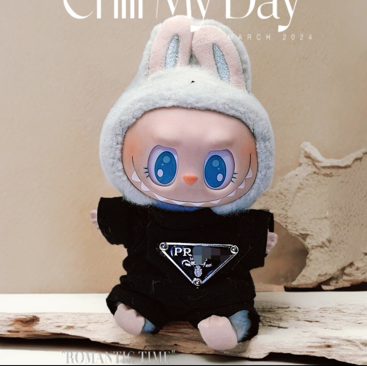 Labubu Doll Outfit Set - T-Shirt, Hat & Skirt/Pants for 1st & 2nd Gen