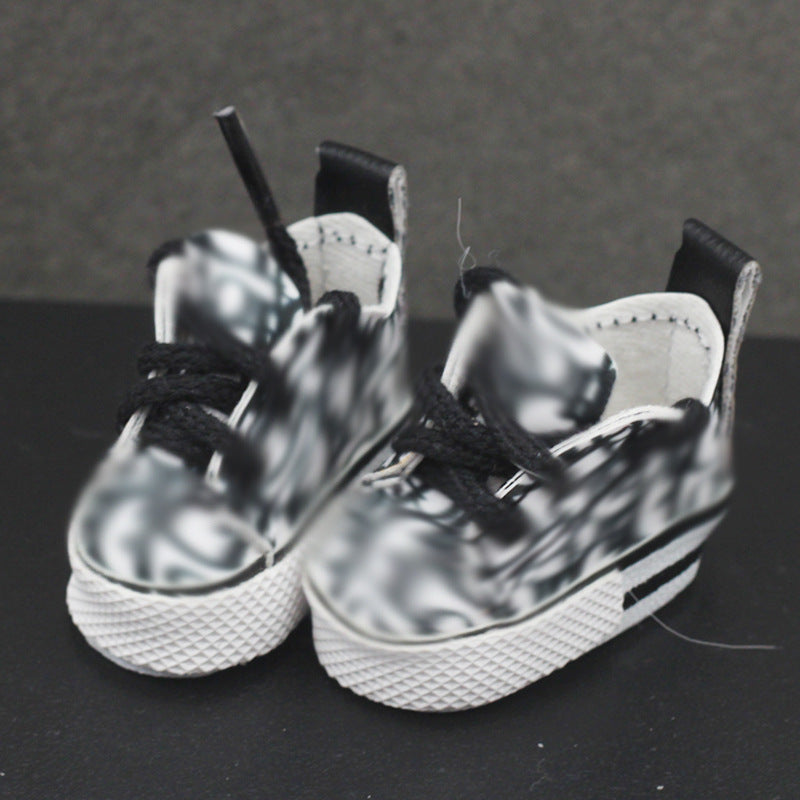 Labubu Doll Shoes for 10cm & 17cm Vinyl Dolls - White, Brown, Gray, Black, Blue