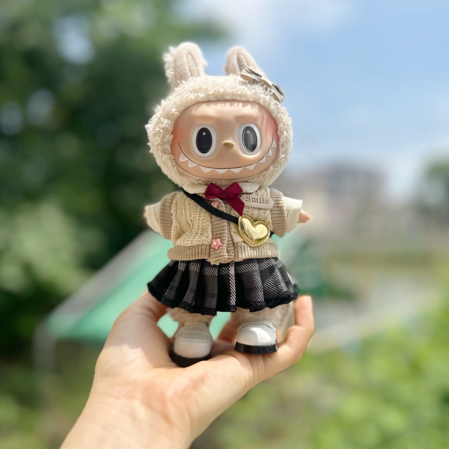 Labubu 17cm JK Style Outfit - School Uniform Dress Set