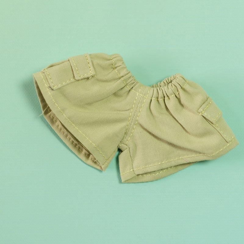 Labubu Doll Clothes Pants First, Second, and Third Generation Blind Box Labubu Doll Single Shoulder Pocket Suspender Pants
